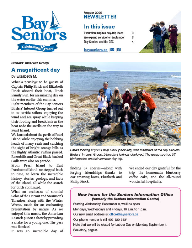 Bay-Seniors-Newsletter-August-2025-cover