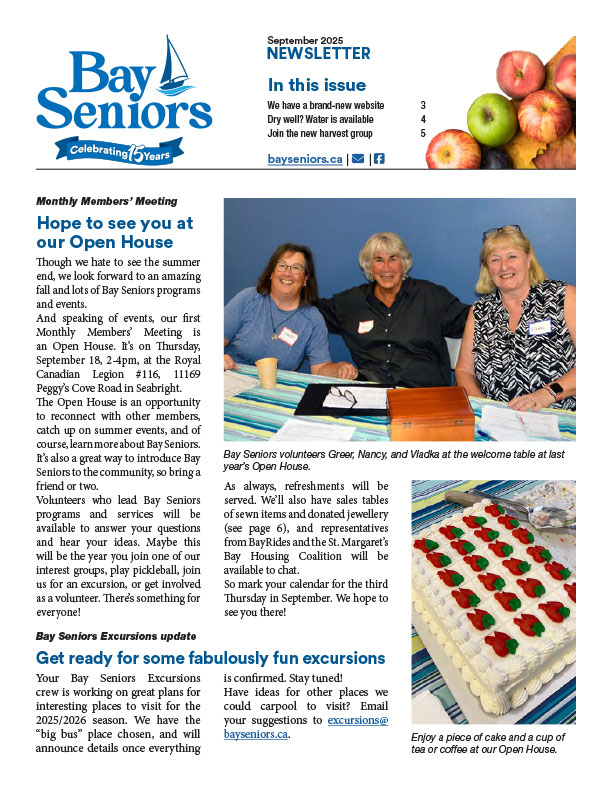 Bay-Seniors-Newsletter-September-2025-cover